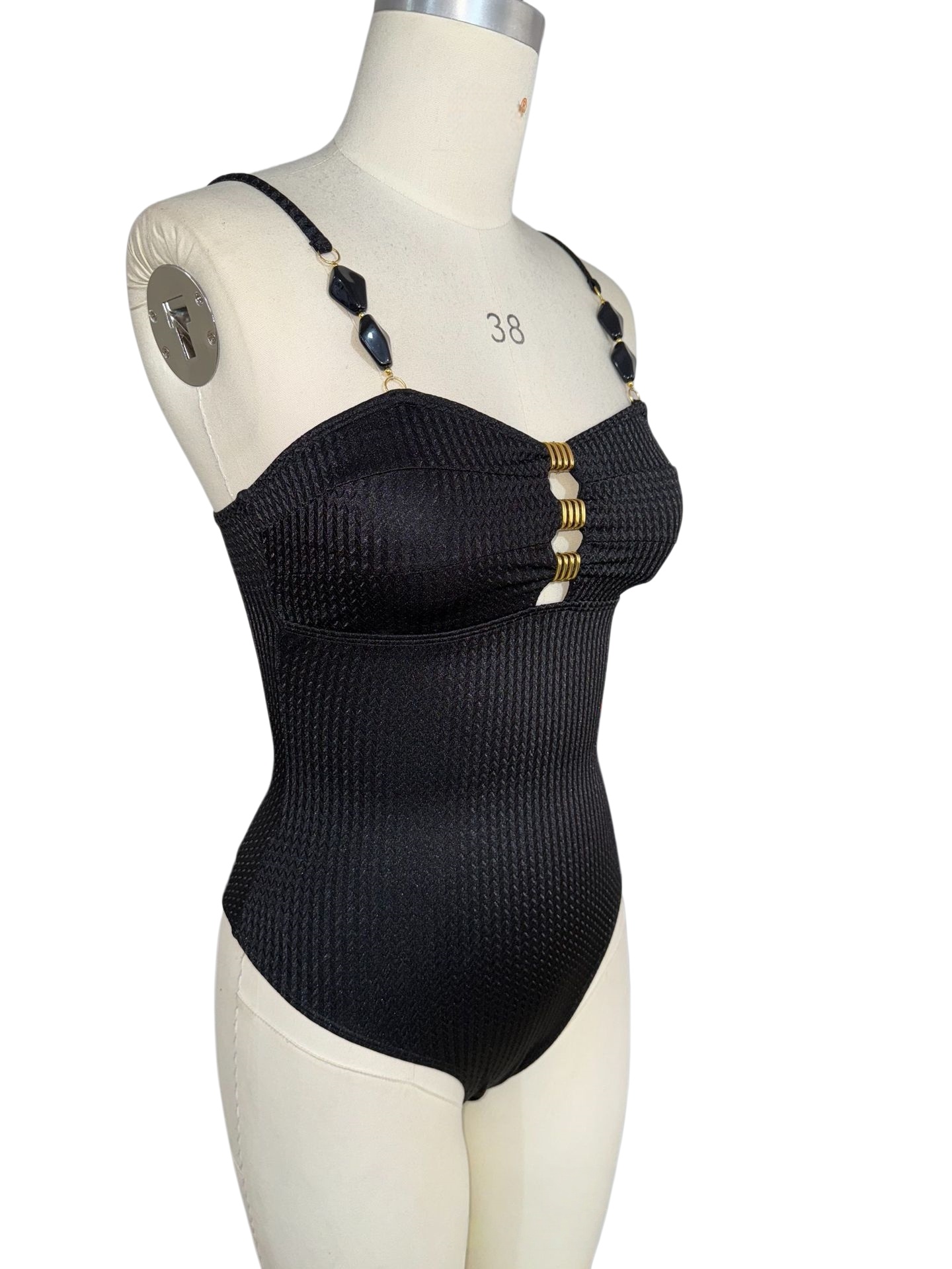 Women Solid One Piece Swimsuit - High Leg Cut Monokini Bathers Bathing Swimming